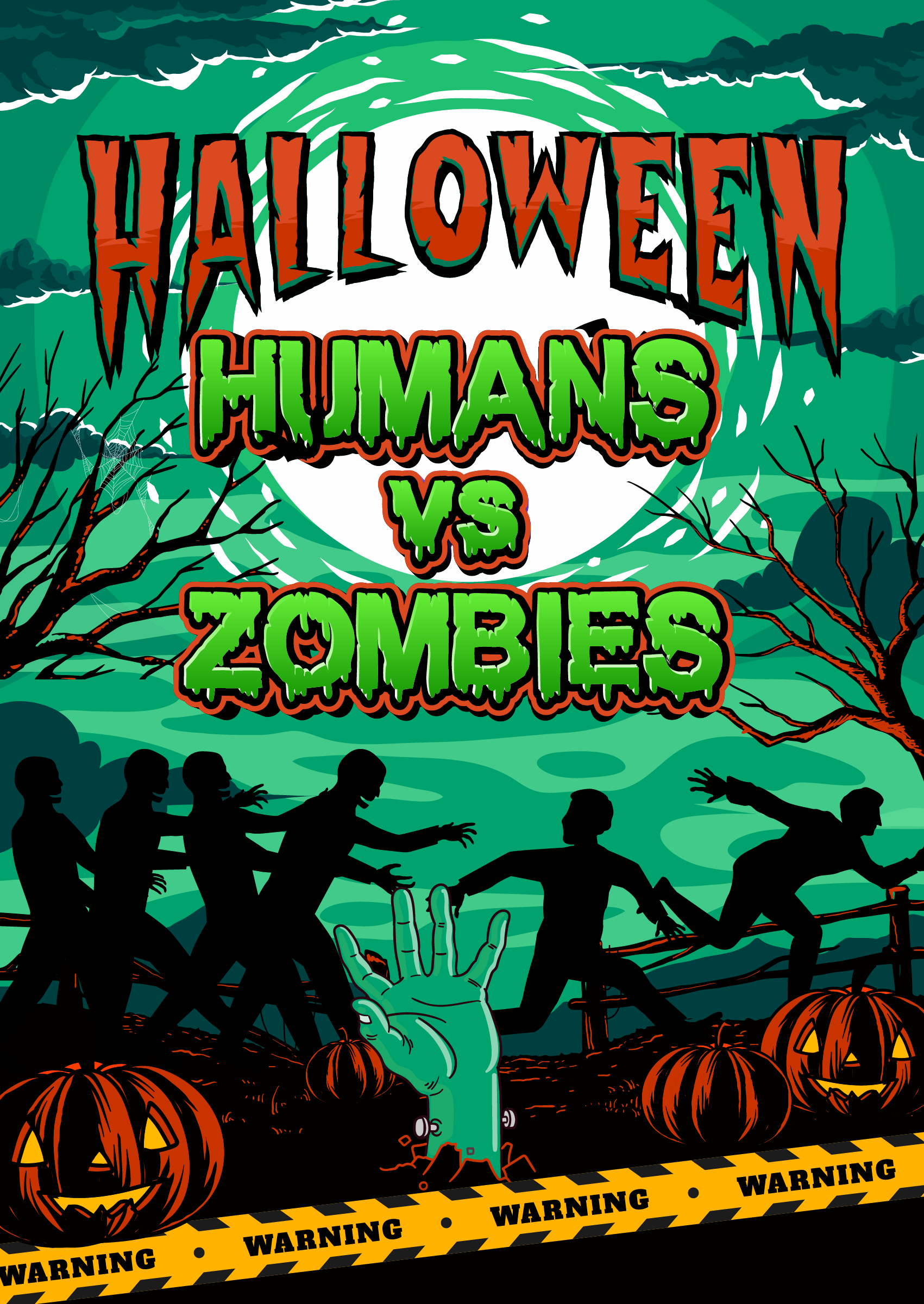 Halloween Humans vs Zombies 